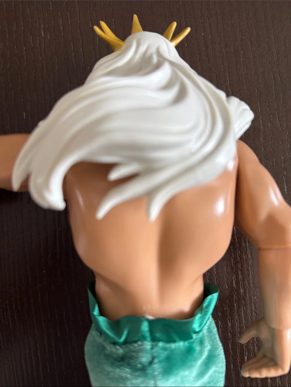 Rare Disney Little Mermaid King Triton Collector Doll with Hard top